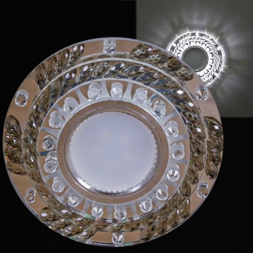 Встраиваемый светильник 22092-9.0-001PL MR16+LED3W CL+GR