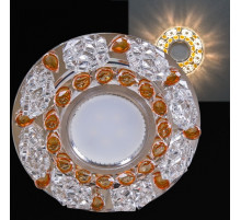 Встраиваемый светильник 22093-9.0-001PL MR16+LED3W CL+OR