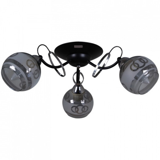 Потолочная люстра 22115-0.3-03 BK+CH