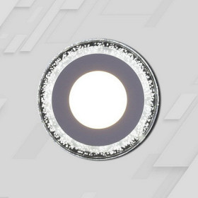 Встраиваемый светильник 34033-9.0-001QP LED3+3W WHITE