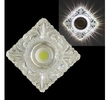 Встраиваемый светильник  42043-9.0-001PL MR16+LED3W CL