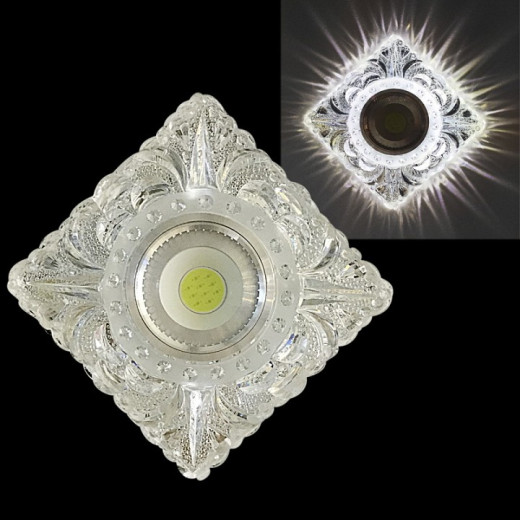 Встраиваемый светильник  42043-9.0-001PL MR16+LED3W CL