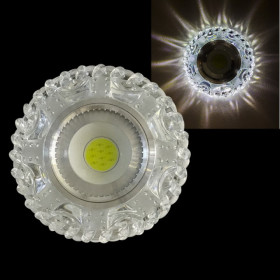 Встраиваемый светильник  42064-9.0-001PL MR16+LED3W CL