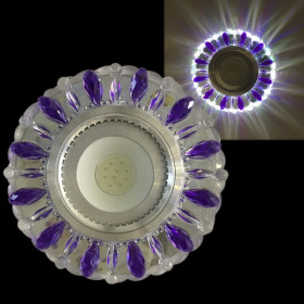 Встраиваемый светильник  42112-9.0-001PL MR16+LED3W CL/PP+MIX