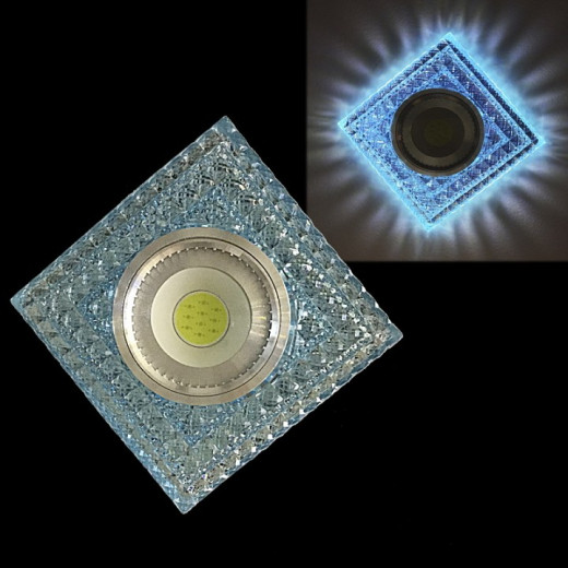 Встраиваемый светильник  42197-9.0-001PL MR16+LED3W LBL