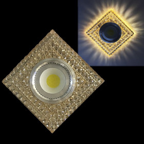 Встраиваемый светильник  42197-9.0-001PL MR16+LED3W TEA