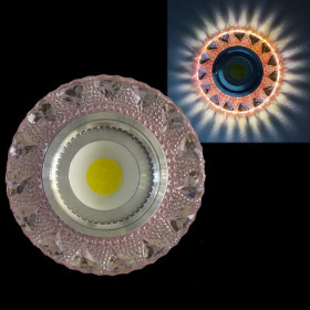 Встраиваемый светильник  42202-9.0-001PL MR16+LED3W PK