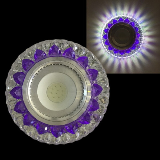 Встраиваемый светильник  42205-9.0-001PL MR16+LED3W CL/PP+MIX