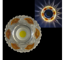 Встраиваемый светильник  42226-9.0-001PL MR16+LED3W CL/BN