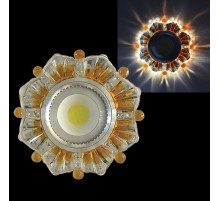 Встраиваемый светильник  42235-9.0-001PL MR16+LED3W CL/BN