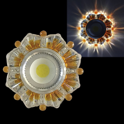 Встраиваемый светильник  42235-9.0-001PL MR16+LED3W CL/BN