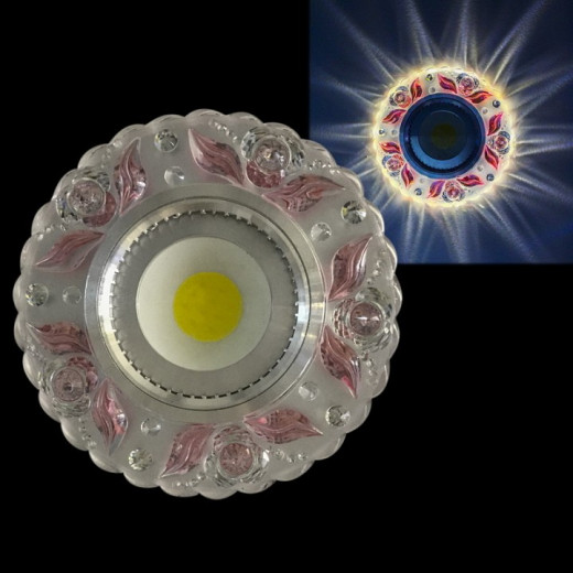 Встраиваемый светильник  42236-9.0-001PL MR16+LED3W CL/PK