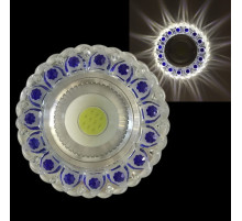 Встраиваемый светильник  42237-9.0-001PL MR16+LED3W CL/BL