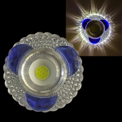 Встраиваемый светильник  42240-9.0-001PL MR16+LED3W CL/BL