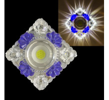 Встраиваемый светильник  42249-9.0-001PL MR16+LED3W CL/BL