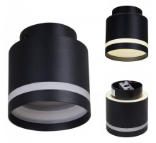 Накладной светильник Reluce Technical 53001 53001-9.5-001IL GX53+LED3W BK