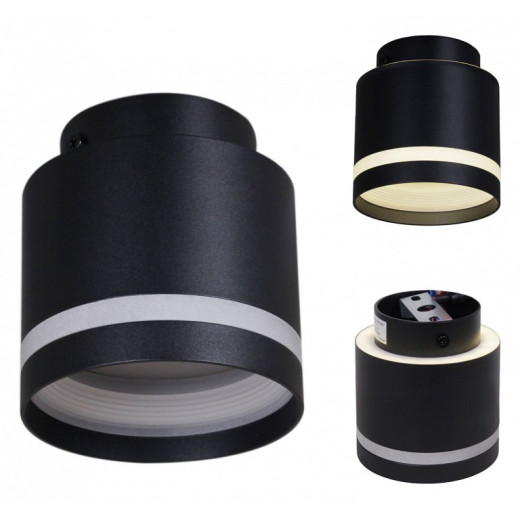 Накладной светильник Reluce Technical 53001 53001-9.5-001IL GX53+LED3W BK