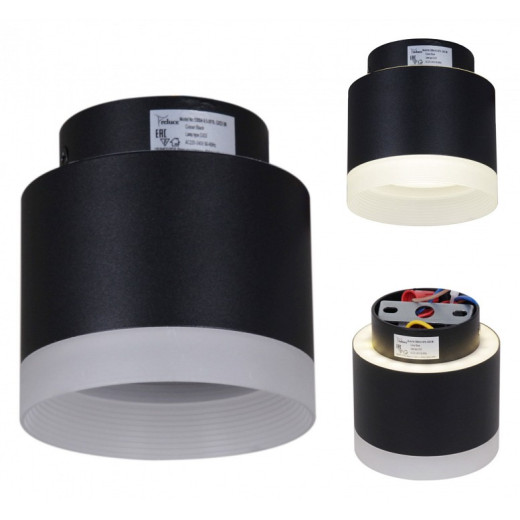 Накладной светильник Reluce Technical 53004 53004-9.5-001IL GX53+LED3W BK
