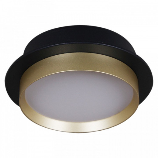 Встраиваемый светильник  53005-9.0-001RLD GX53 BK+GD