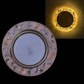 Встраиваемый светильник 53623-9.0-001ML GX53+LED3W CP