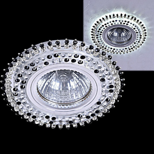 Встраиваемый светильник 59502-9.0-001MN MR16+LED3W BK