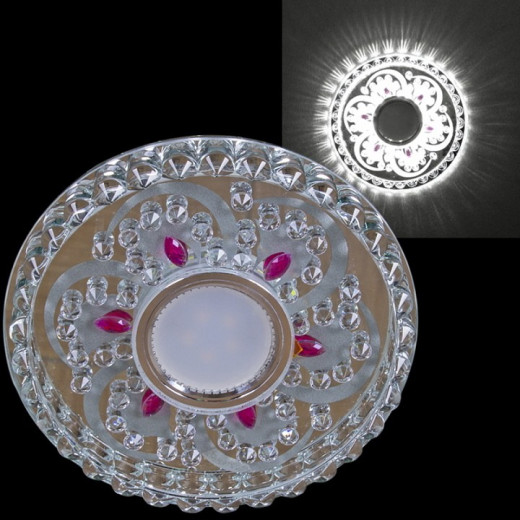 Встраиваемый светильник 62097-9.0-001PL MR16+LED5W CL+PP