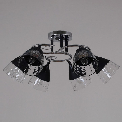 Люстра на штанге 70139-3.3-06 CR+BK