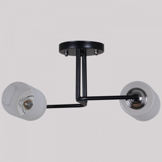 Подвесная люстра 70187-0.3-02 BK+CR