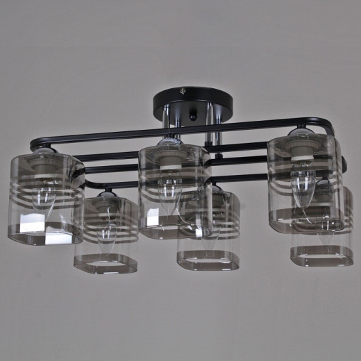 Потолочная люстра 70209-0.3-06 BK+CR