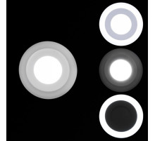 Встраиваемый светильник 70503-9.0-001TM LED3+2W WH/DL+DL (6500K+6500K)