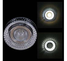 Встраиваемый светильник  71090-9.0-001D MR16 +LED3W BK