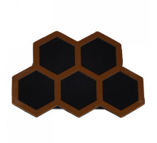 Накладной светильник 86222-9.2-005U LED5*1W BK+GD