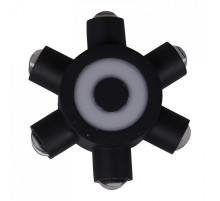 Накладной светильник 86973-9.2-007U LED2W+6*1W BK