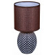 Настольная лампа декоративная 98401-0.7-01 DARK BROWN