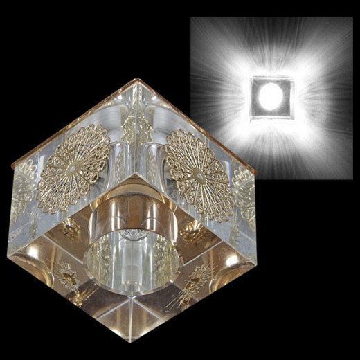 Встраиваемый светильник Sneha 131019/CT 131019/CT G9 GD/CL