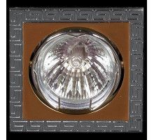 Встраиваемый светильник Sneha 04015 4015/E1 MR16 SG+CR