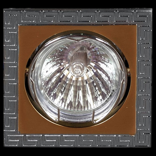 Встраиваемый светильник Sneha 04015 4015/E1 MR16 SG+CR