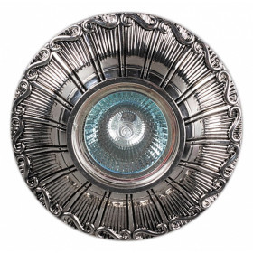 Встраиваемый светильник Sneha  6010/D MR16 SL+BK