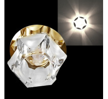 Встраиваемый светильник Sneha  7018/H G9 GD+WT