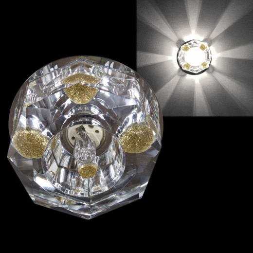 Встраиваемый светильник Sneha  7091/H G9 CR+YL