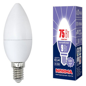 Лампа светодиодная Volpe  E14 9Вт 6500K UL-00003802