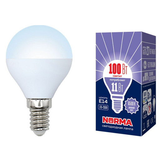 Лампа светодиодная Volpe  E14 11Вт 6500K UL-00003830