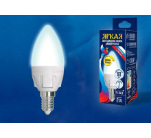 Лампа светодиодная Uniel Яркая Dim E14 7Вт 4000K UL-00004241