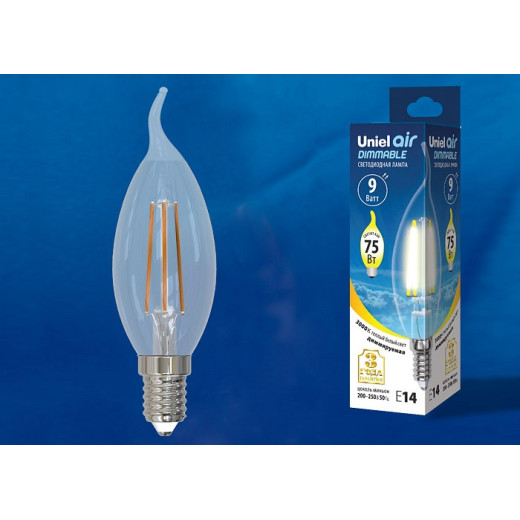 Лампа светодиодная Uniel  E14 9Вт 3000K UL-00005189