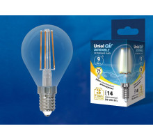 Лампа светодиодная Uniel  E14 9Вт 3000K UL-00005191
