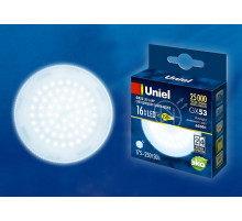 Лампа светодиодная Uniel  GX53 16Вт 6500K UL-00005315