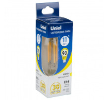 Лампа светодиодная Uniel  E14 11Вт 3000K UL-00006847