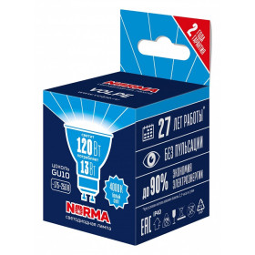 Лампа светодиодная Volpe LED-JCDR GU10 13Вт 4000K UL-00011008