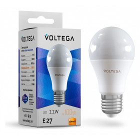 Лампа светодиодная Voltega General purpose bulb 11W E27 11Вт 2800K 5737