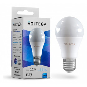 Лампа светодиодная Voltega General purpose bulb 11W E27 11Вт 4000K 5738